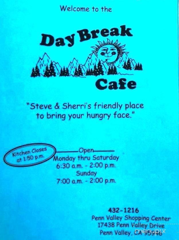 Day Break Cafe - Penn Valley, CA