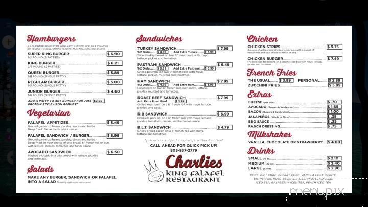 Charlie's Burgers Plus - Orcutt, CA
