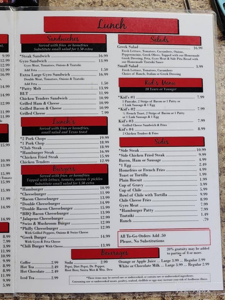 Pete's Cafe - Thornton, CO menu_pic