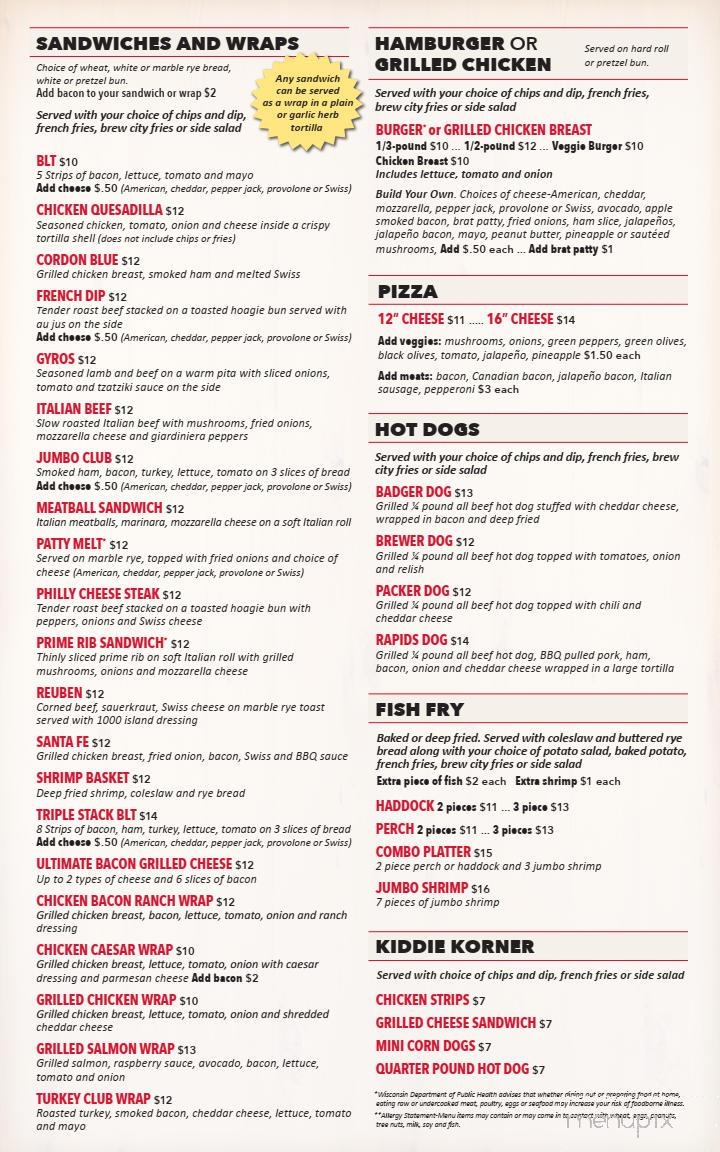 Ida's - Wisconsin Rapids, WI menu_pic
