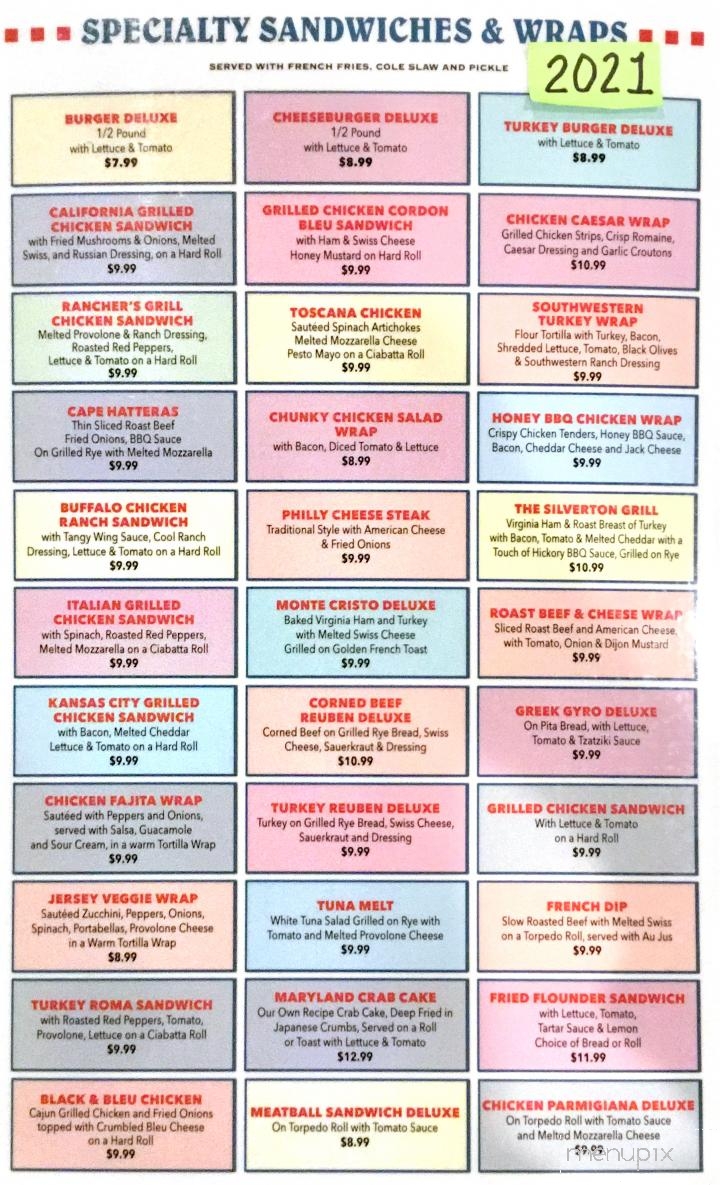 Silverton Diner - Toms River, NJ menu_pic