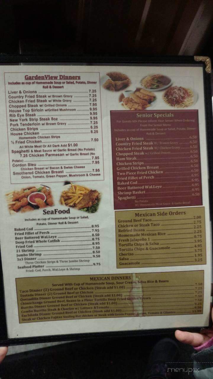 Garden View Family Restaurant - Mount Morris, IL menu_pic