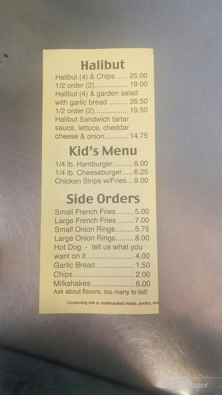 Burger Queen - Ketchikan, AK menu_pic