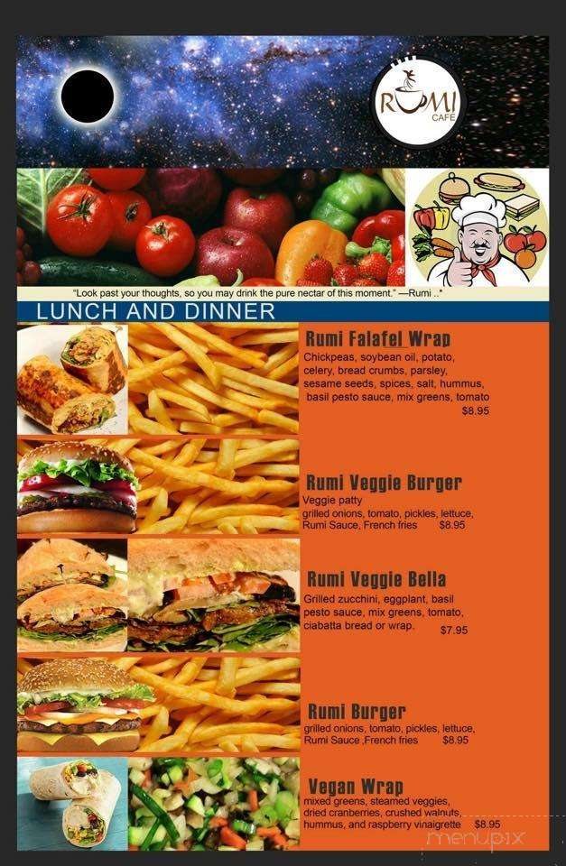 Rumi Cafe - Sherman Oaks, CA menu_pic