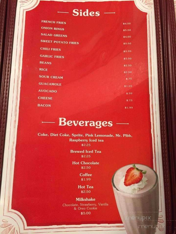 Maria's Burger Bar - Madera, CA menu_pic