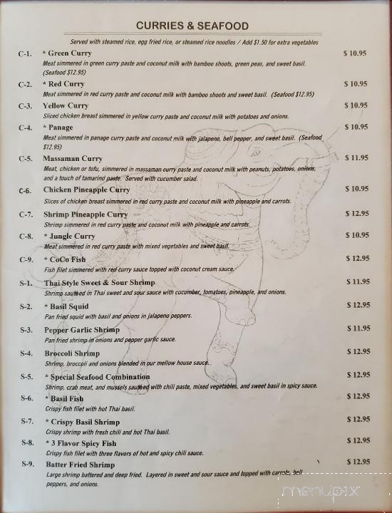 Thai Garden - Oklahoma City, OK menu_pic