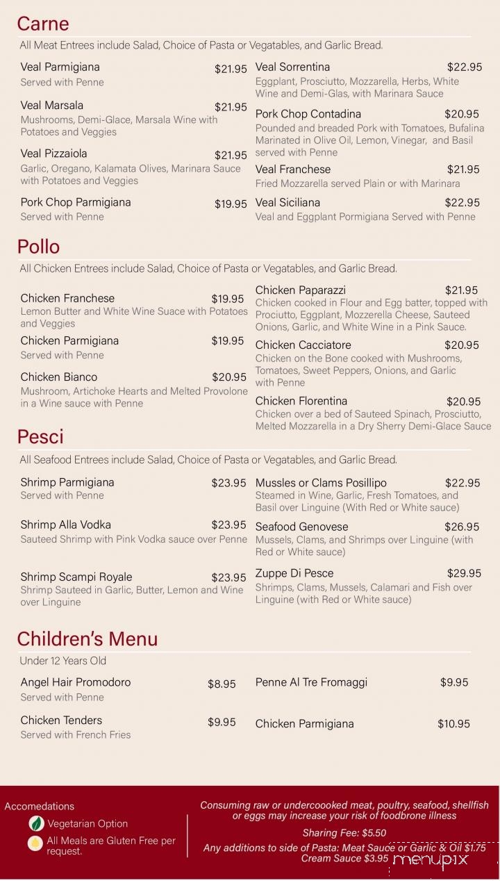 Marola's Restaurant - Coral Springs, FL menu_pic