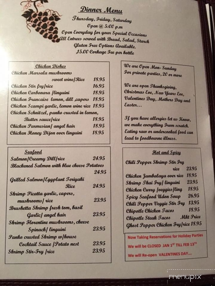 Nutty Pear - Schuylkill Haven, PA menu_pic