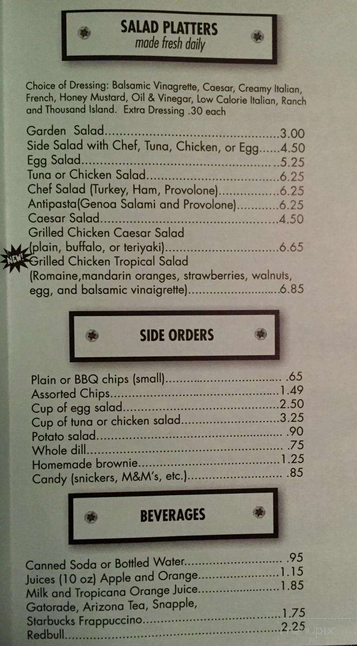 B & L Deli - Hollywood, FL menu_pic