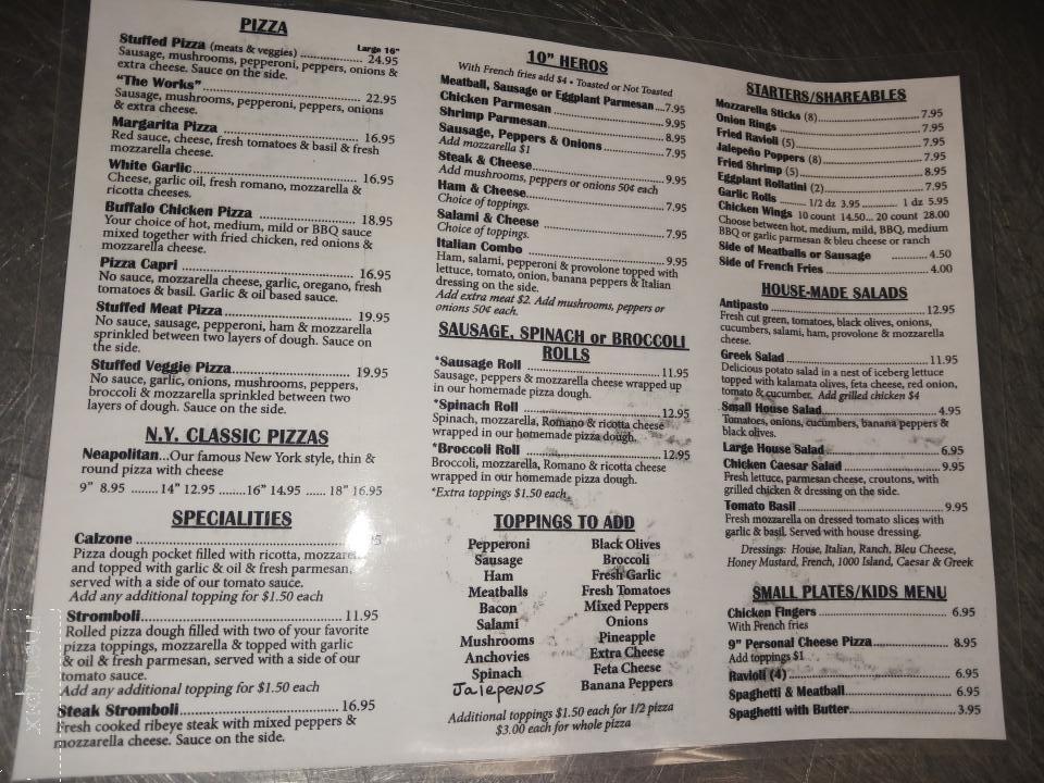 Antonio's Express Pizza Pasta and More - Port Richey, FL menu_pic