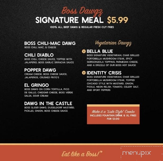Boss Dawgz - Lisle, IL menu_pic