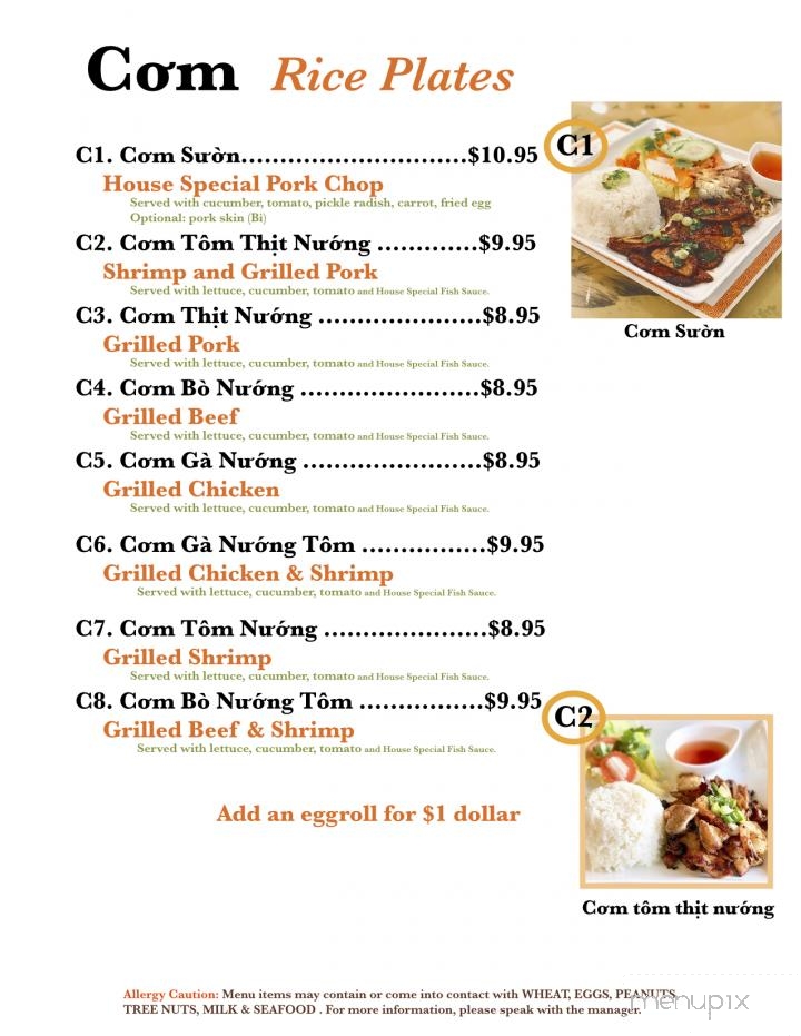 Pho Keizer - Keizer, OR menu_pic