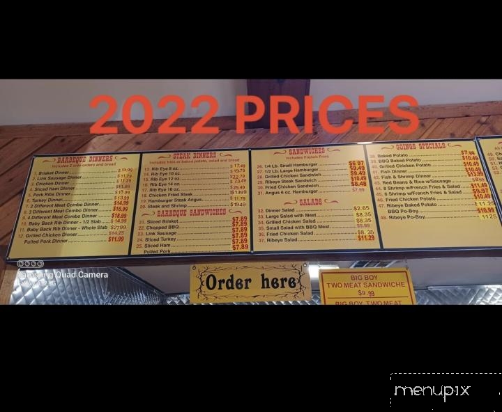 Going's Barbeque Co - Crosby, TX menu_pic