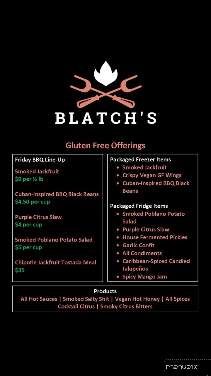 Blatch's Backyard BBQ - Salt Lake City, UT menu_pic