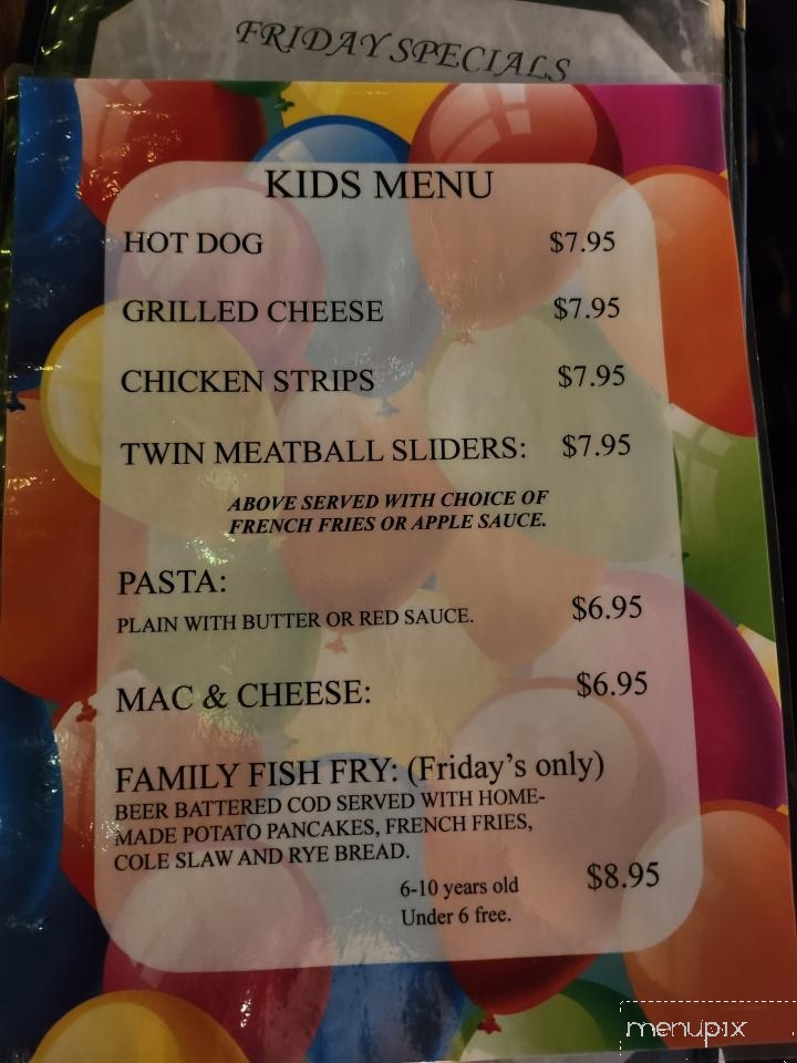 Little Red Inn - Hartford, WI menu_pic