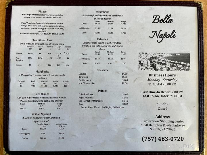 Bella Napoli Pizza - Suffolk, VA