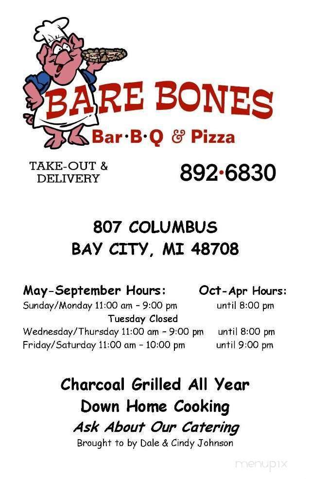 Bare Bones Barbq & Pizza - Bay City, MI