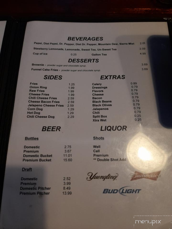 Wing King Cafe - York, SC menu_pic