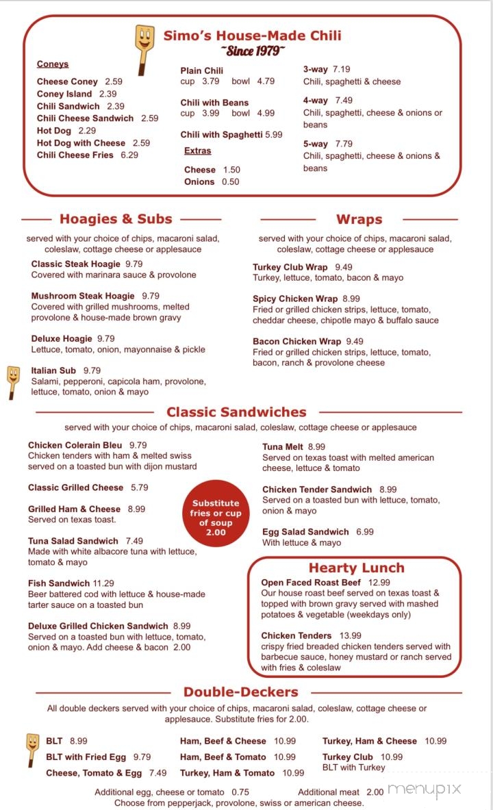 P & S Family Diner - Cincinnati, OH menu_pic