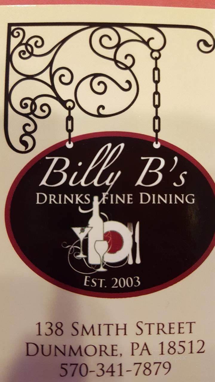Billy B's Restaurant & Martini Bar - Dunmore, PA