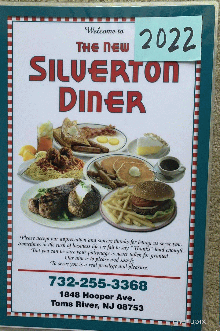 Silverton Diner - Toms River, NJ menu_pic