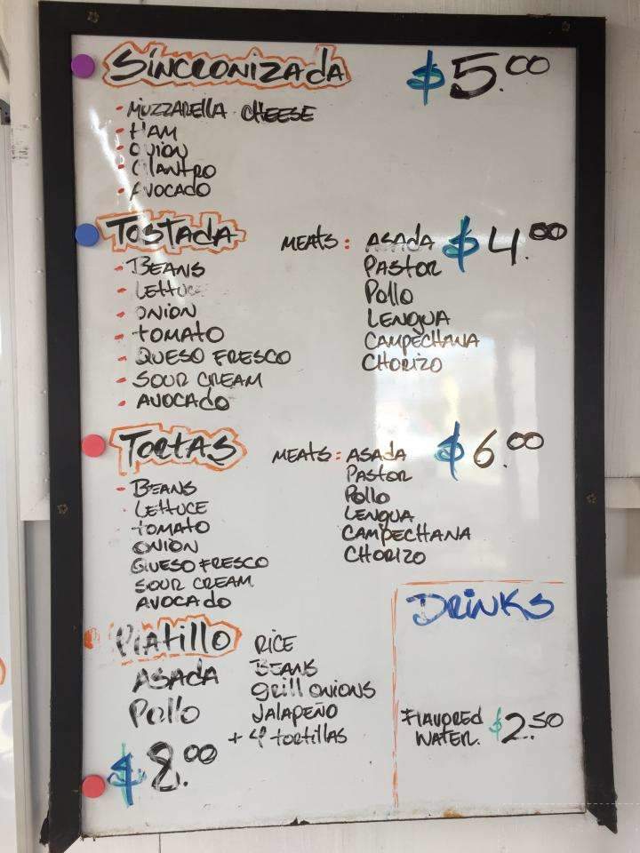 Taqueria El Asador - Pensacola, FL menu_pic