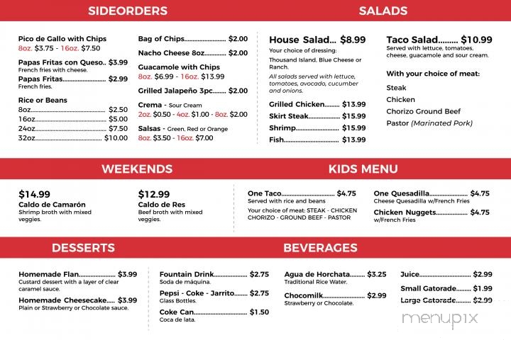 Sofia's Place - Island Lake, IL menu_pic