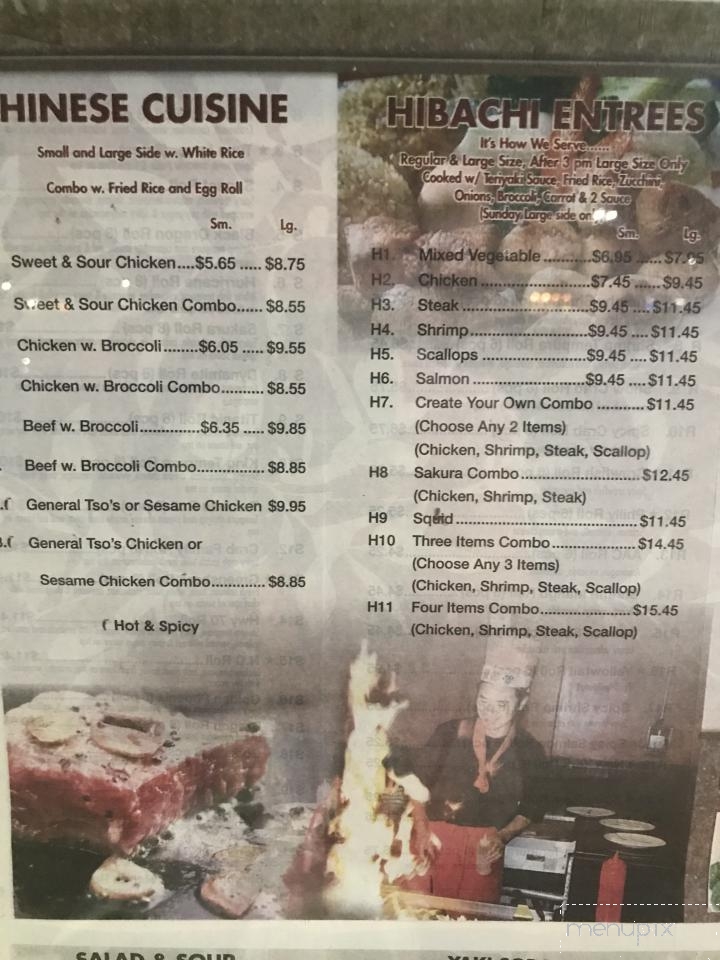 Sakura Express - Randleman, NC menu_pic
