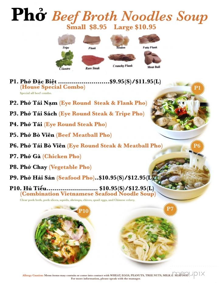 Pho Keizer - Keizer, OR menu_pic