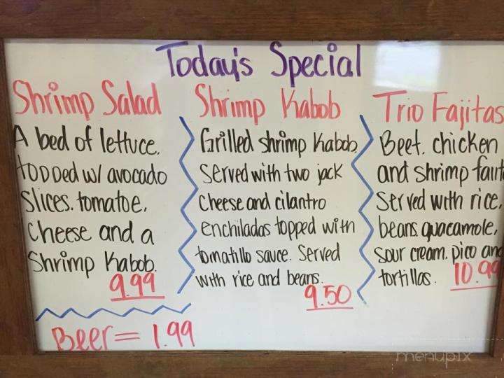 Cactus - Pittsburg, TX menu_pic