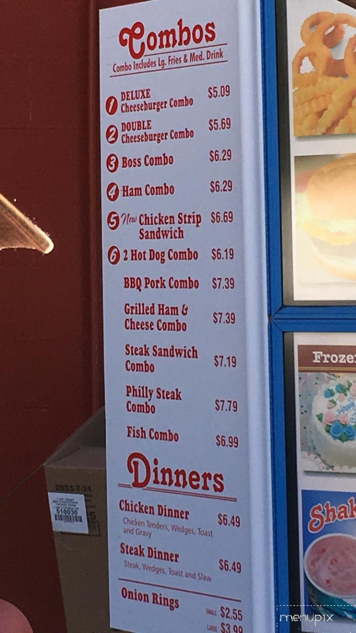 Old Town Dairy Bar - Jonesborough, TN menu_pic