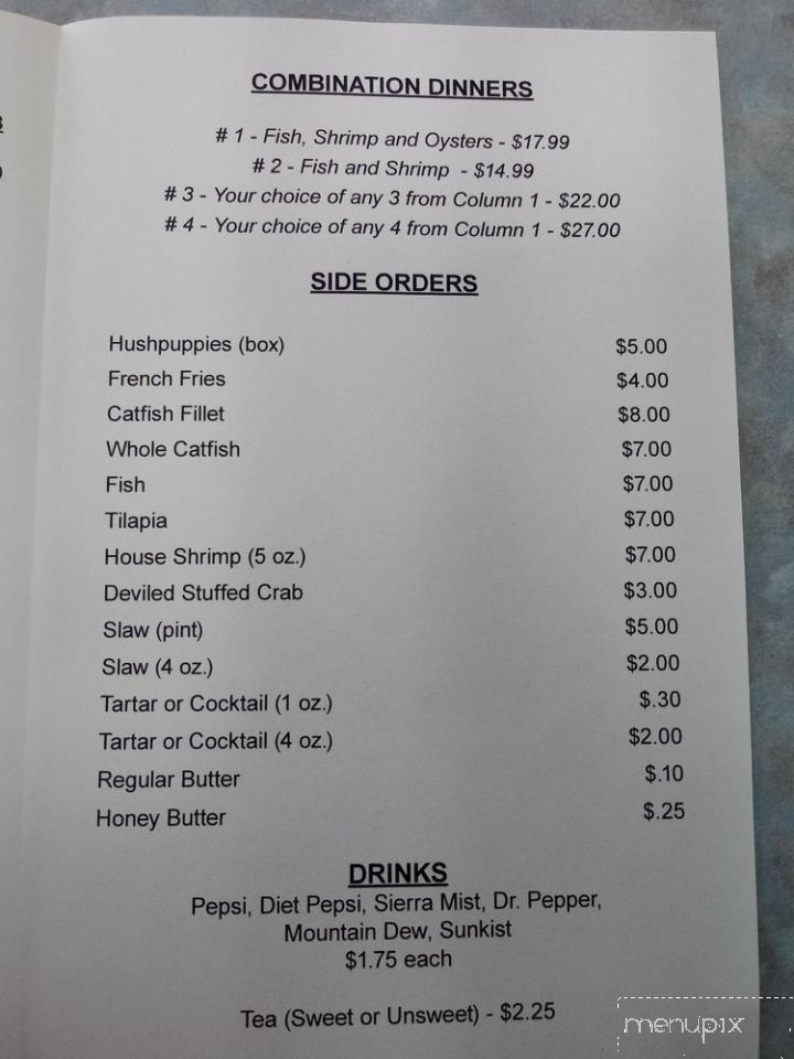 Shrimp & Co - Hueytown, AL menu_pic