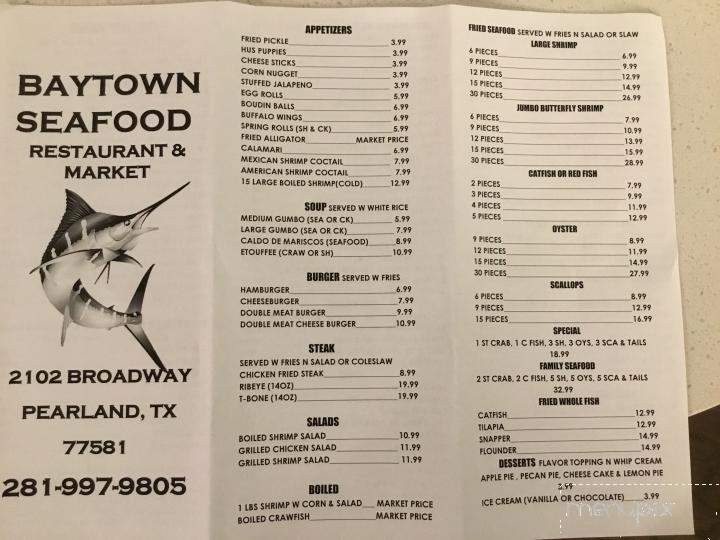 Baytown Seafood Marke-Restaurant - Pearland, TX