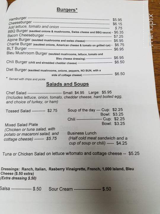 Suky's Diner - Towanda, PA menu_pic