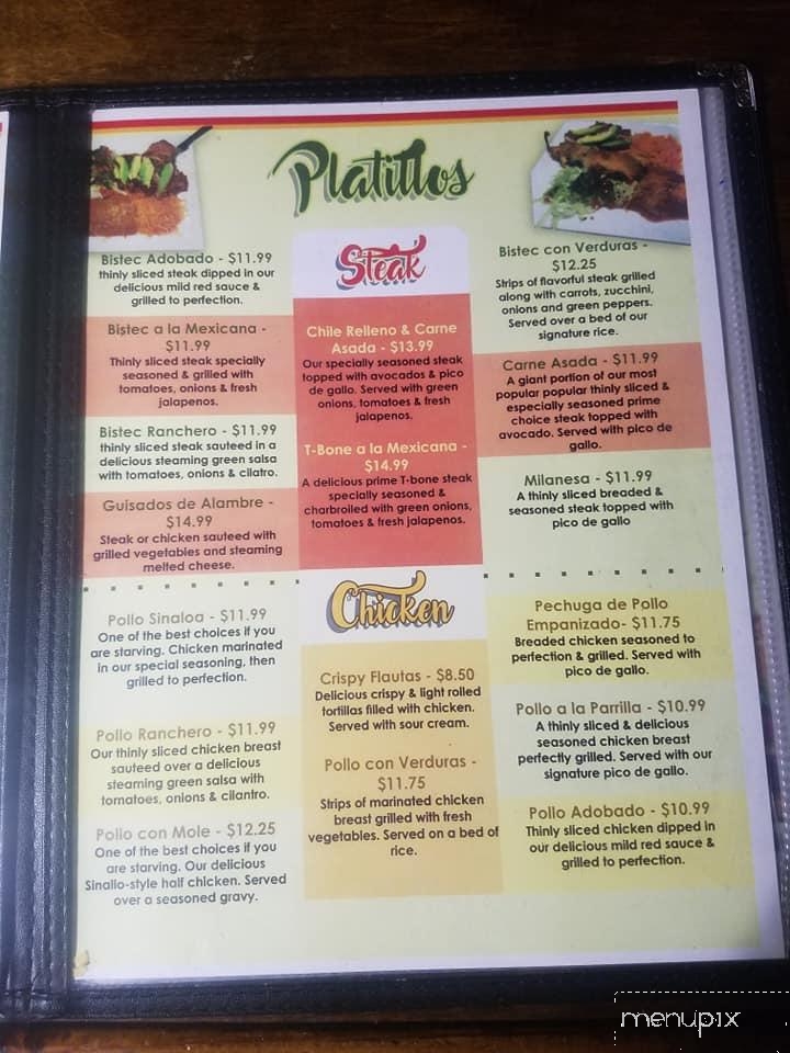 La Esperanza - Elkhart, IN menu_pic