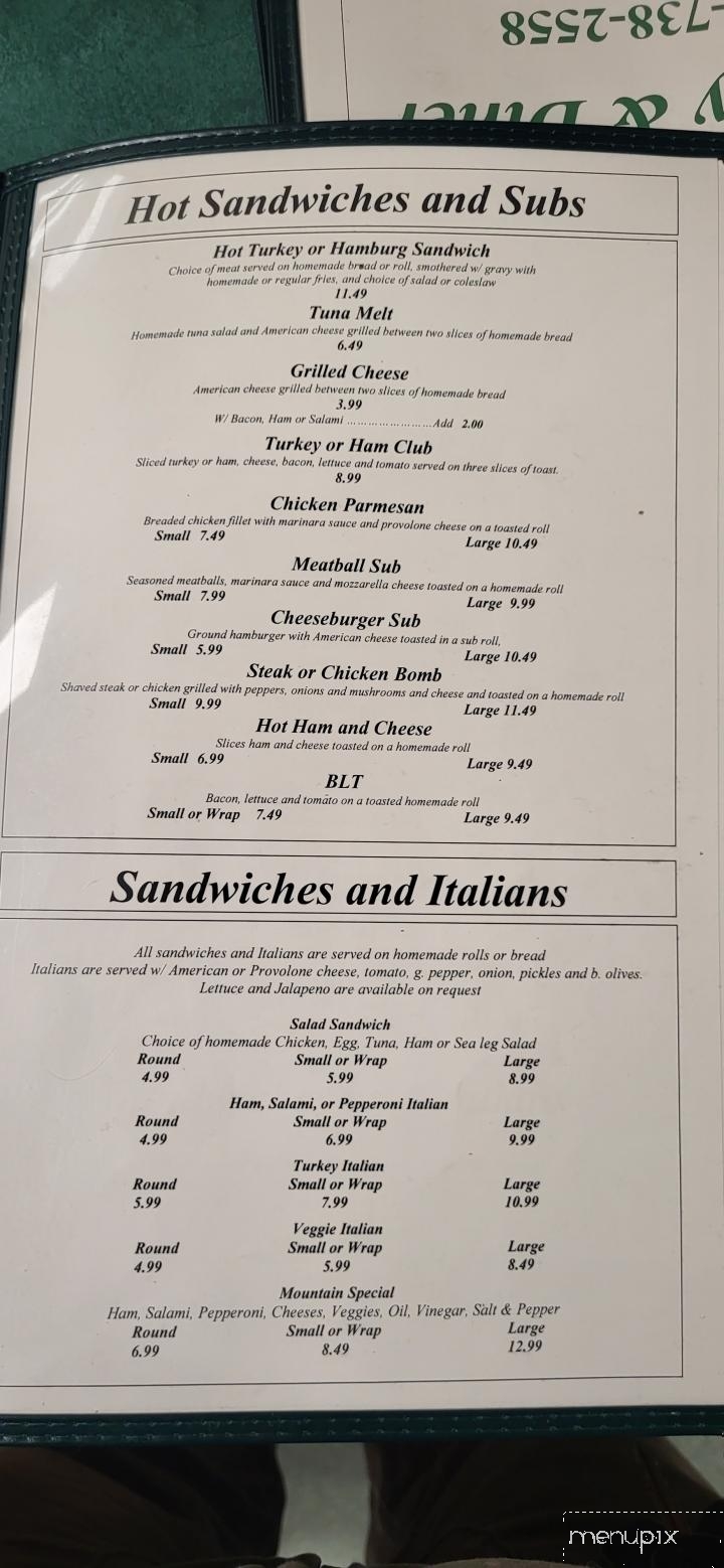 Raymonds Variety & Diner - Lee, ME menu_pic