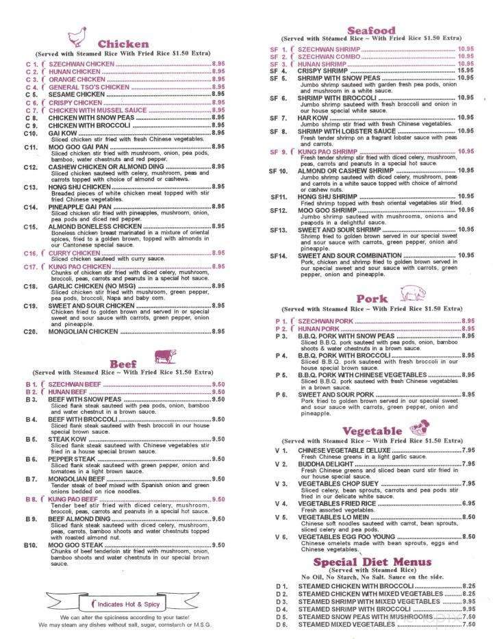 Far East Chinese Restaurant - Wyoming, MI menu_pic