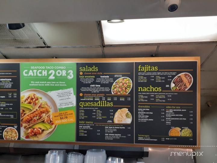 Baja Fresh Mexican Grill - Marina Del Rey, CA menu_pic
