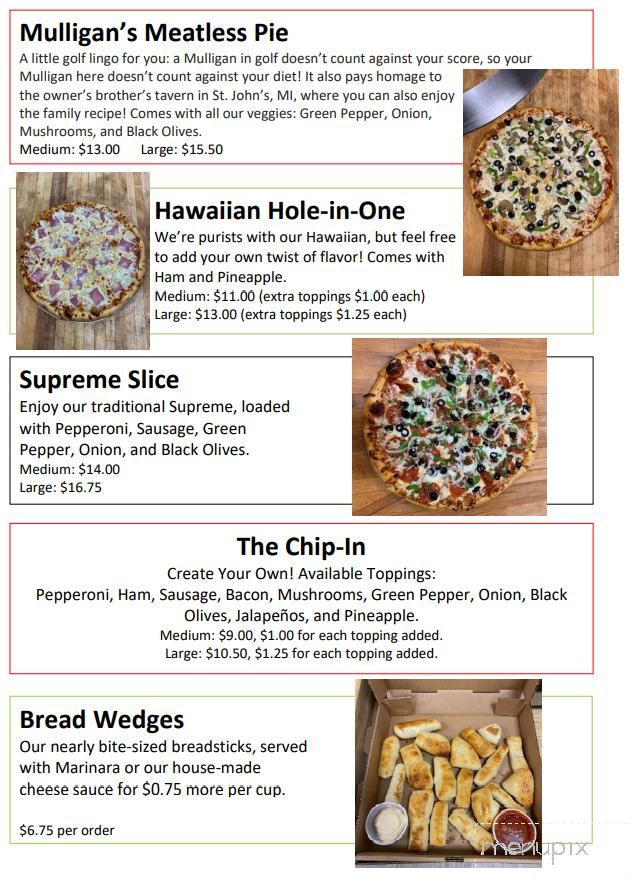 Jack's Legacy - Knob Noster, MO menu_pic