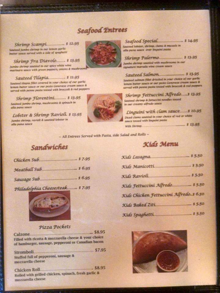 Bella Roma - Lawton, OK menu_pic