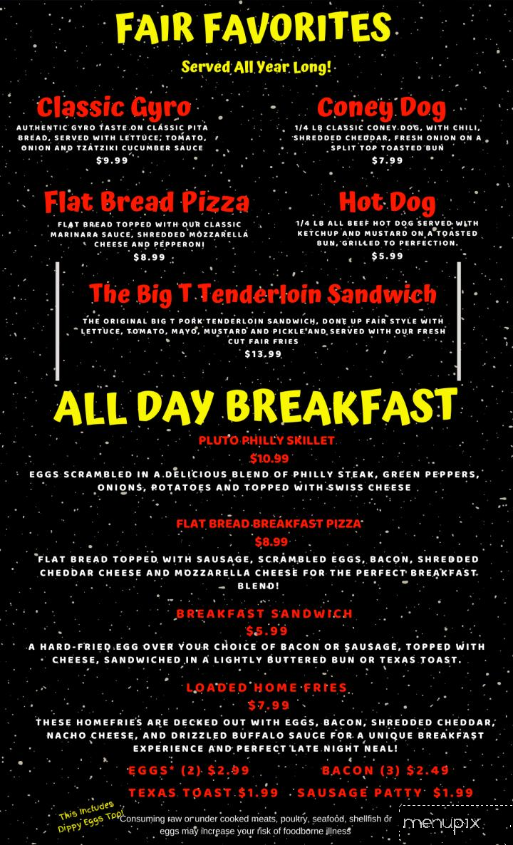 Planet 14 - Galion, OH menu_pic