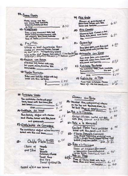 Veracruz Restaurant - Santa Fe Springs, CA menu_pic