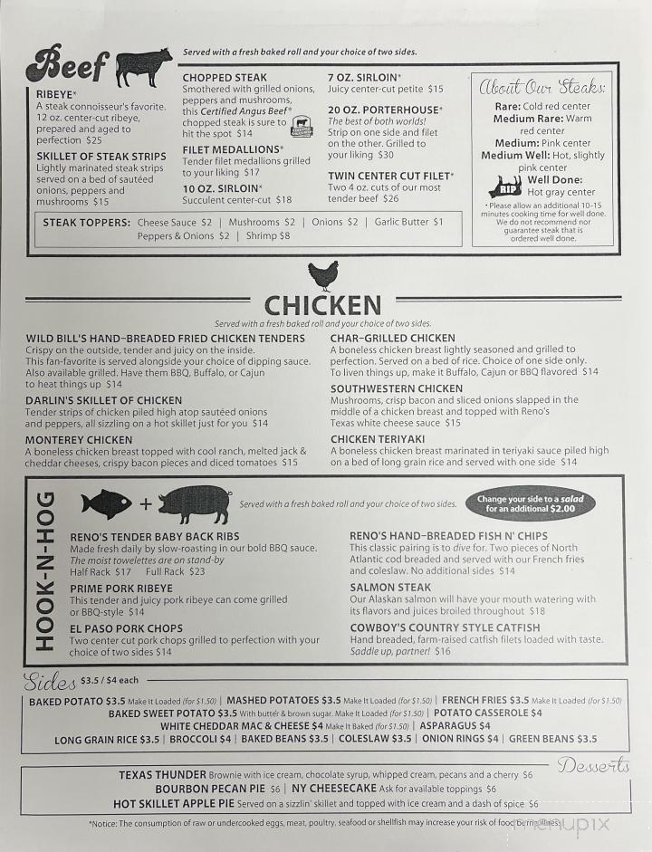 Reno's Of Wise - Wise, VA menu_pic