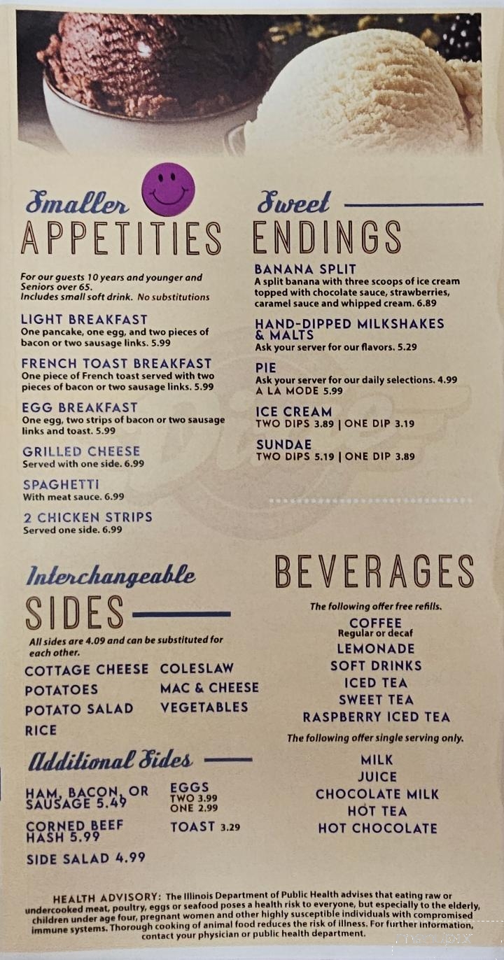 Dixie Cafe - McLean, IL menu_pic