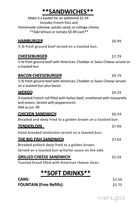 Miguels - Cedar Rapids, IA menu_pic