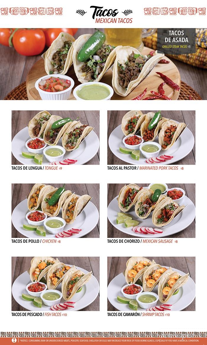 Tikal Restaurant and Lounge - Trenton, NJ menu_pic