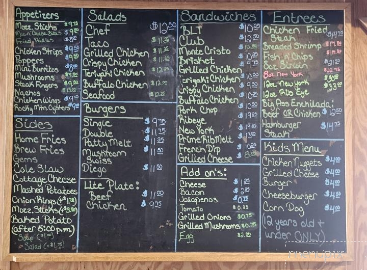 Grand Bar - Roundup, MT menu_pic