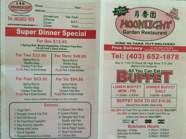 Moonlight Garden Restaurant - High River, AB