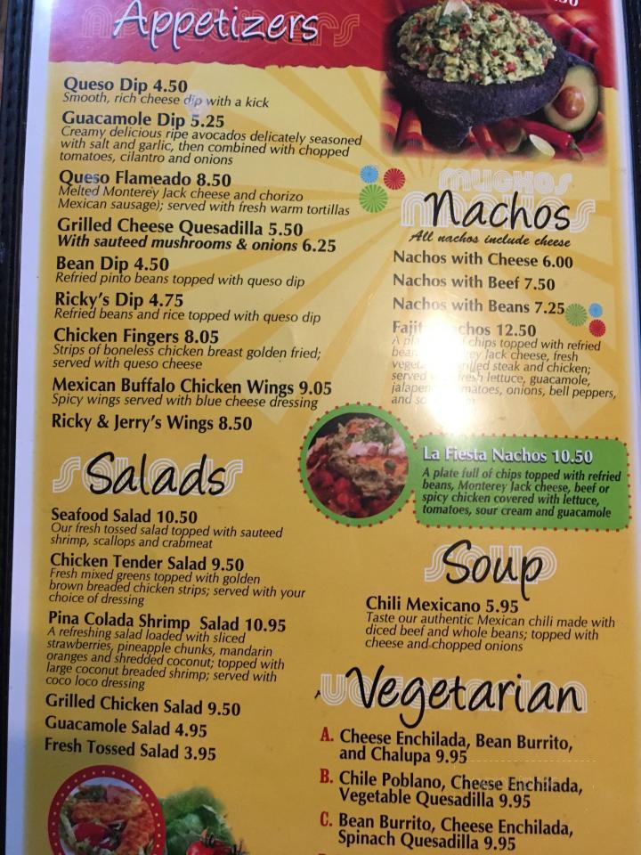 La Fiesta Grande Restaurante - Natchez, MS menu_pic