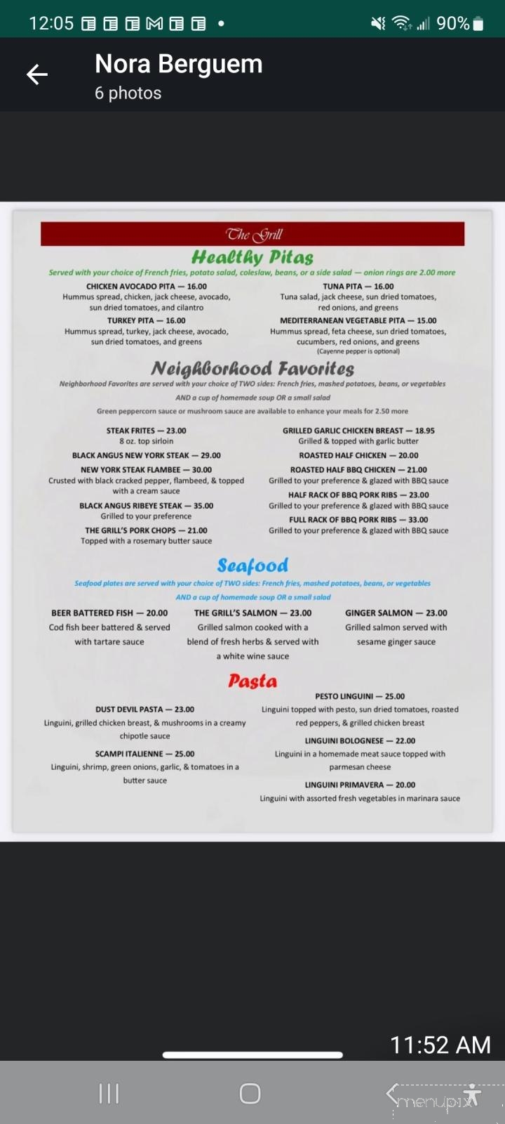 Grill - Lone Pine, CA menu_pic